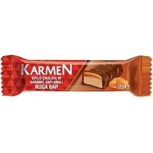 KARMEN NUGA BAR ÇİKOLATA 35 G