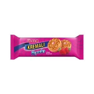 ÜLKER KREMALI BİSKÜVİ ÇİLEKLİ 61 G