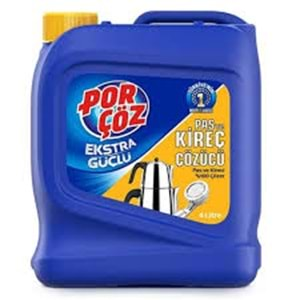 PORÇÖZ KIREÇ VE PAS ÇÖZÜCÜ 4000 ML