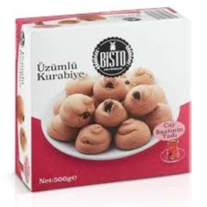 BİSTO ÜZÜMLÜ KURABİYE 500 G