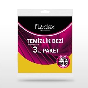 FLODEX 3'LÜ TEMİZLİK BEZİ
