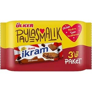 ÜLKER İKRAM KREMLI ÇİK.LI BİS M.P 3*84 G