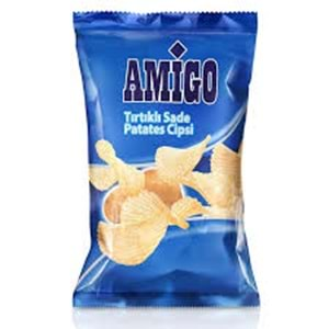 AMİGO TIRTIKLI SADE PATATES CİPSİ 150 G