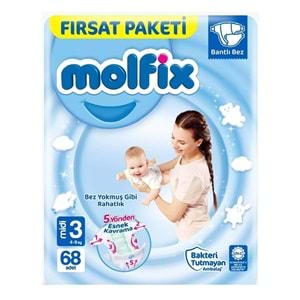 MOLFİX FIRSAT PAKETİ MİDİ (3) 68 Lİ