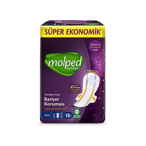 MOLPED SUPERNIGHT SÜPER EKO.UZUN 18'Lİ