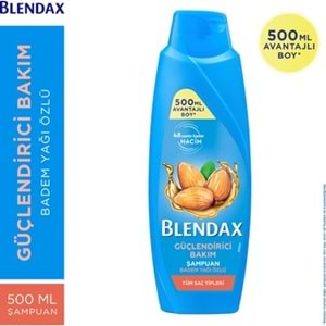 BLENDAX BADEM ÖZLÜ ŞAMPUAN 500 ML