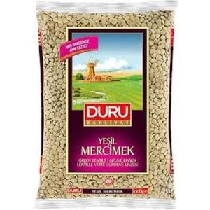 DURU YEŞİL MERCİMEK 1 KG