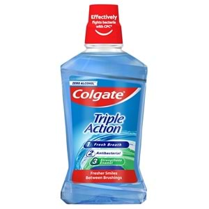 COLGATE ÜÇLÜ ETKİ AĞIZ BAKIM SUYU 500 ML