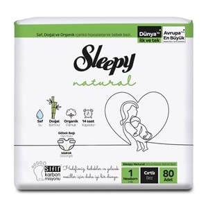 SLEEPY NATURAL 1 NEWBORN 64 ADET