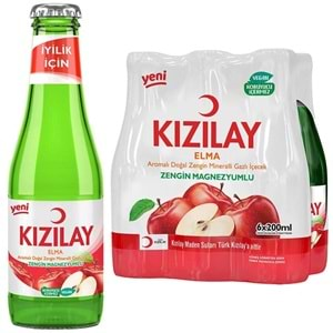 KIZILAY ELMALI SODA 6X200ML