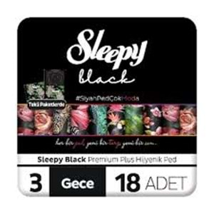 SLEEPY BLACK 3 GECE 18 ADET