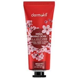 DERMOKİL DOĞAL KİRAZ ÇİÇEĞİ EL VE VÜCUT KREMİ 30ML