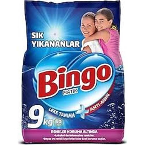 BİNGO SODA ETKİLİ ÇAMAŞIR DET. TOZ 9 KG