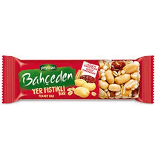 PEYMAN BAHCEDEN YER FFISTIKLI BAR 30G