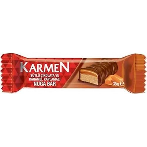 KARMEN NUGA BAR ÇİKOLATA 35 G