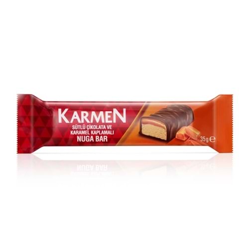 KARMEN NUGA BAR ÇİKOLATA 35 G
