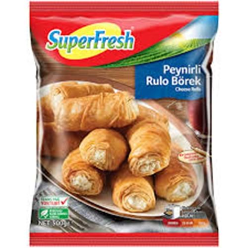 SUPERFRESH PEYNİRLİ RULO BÖREK 500 GR