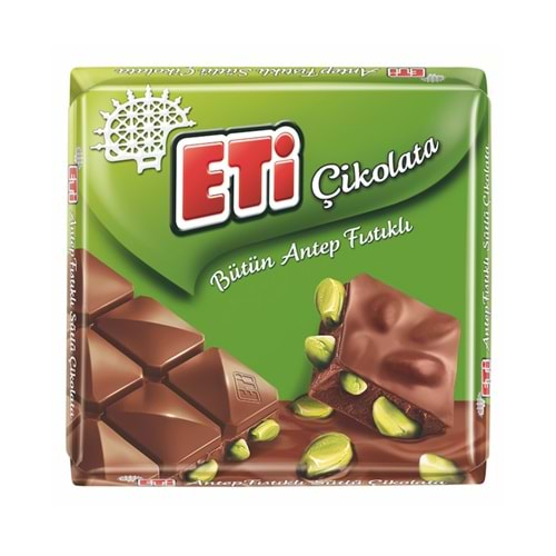 ETİ ANTEP FISTIKLI KARE ÇİKOLATA 60 G