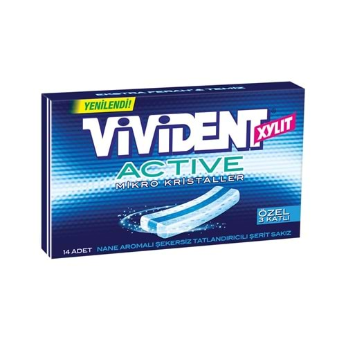 VİVİDENT ACTIVE SAKIZ NANE 33 G