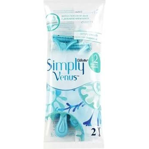 VENUS 2 SIMPLY POŞET TIRAŞ BIÇAĞI 2'Lİ