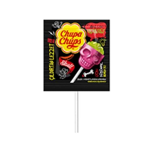 CHUPA CHUPS SKUL ÇİL LİM LOLİPOP 15 GR