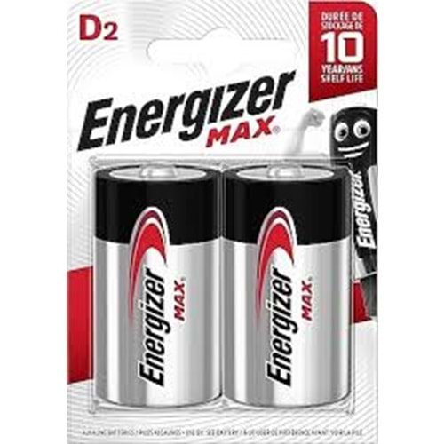 ENERGIZER D PİL 2 Lİ ADET