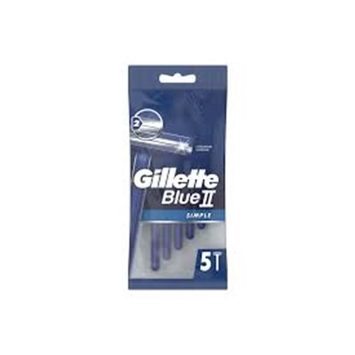 GILLETTE 5Lİ BLUEII 2 BIÇ.TIR. BIÇ. 5'Lİ