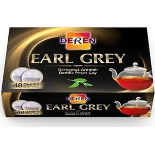 DEREN EARL GREY DEMLİK POŞT ÇAY 48*3,2 G