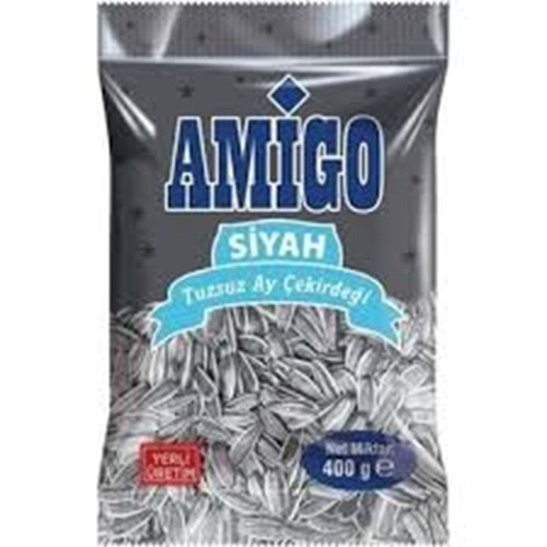 AMİGO SİYAH TUZSUZ AYÇEK 400GR