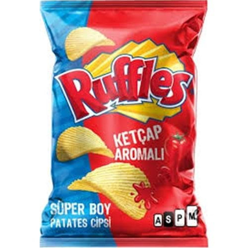 RUFFLES KET.ÇEŞ.PAT.CİPSİ SÜP.BOY 107 G