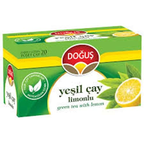 DOĞUŞ YEŞİL ÇAY LİMONLU 20 LI