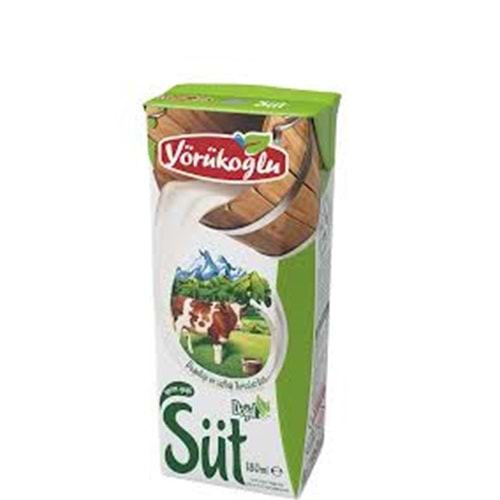 YÖRÜKOĞLU YARIM YAĞLI SÜT 180 ML