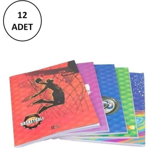 UDEEP 100 YAPRAKLI KARELİ BÜYÜK DEFTER A