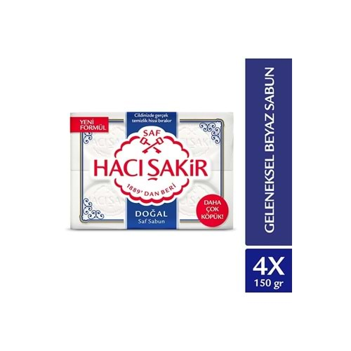 HACI ŞAKİR BEYAZ BANYO SABUN 600 G