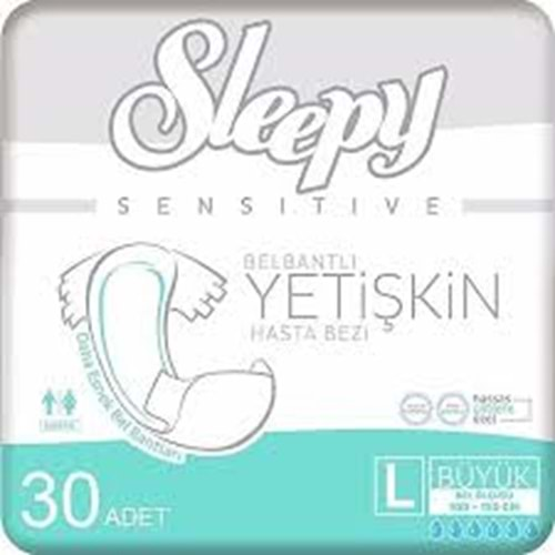 SLEEPY SENSİTİVE HASTA BEZİ LARGE 30LU