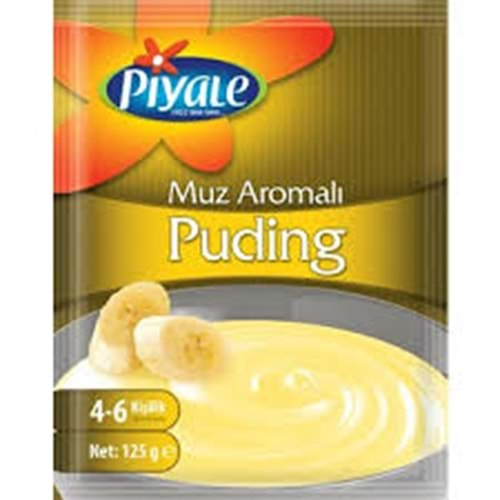 PİYALE MUZ AROMALI PUDİNG 125GR