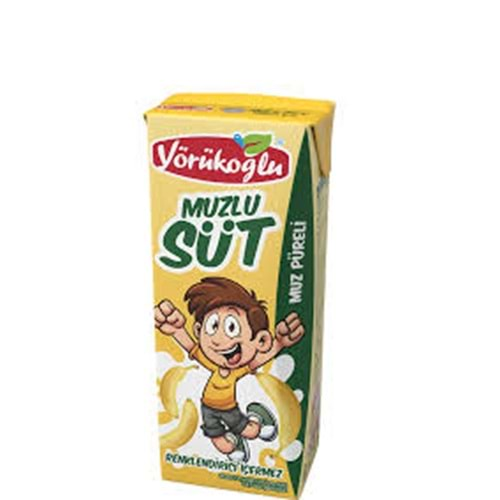 YÖRÜKOĞLU MUZLU SÜT 180ML