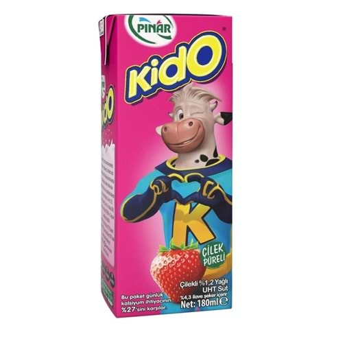 KİDO ÇİLEKLİ SÜT 180ML