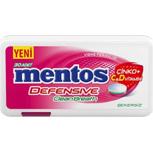 MENTOS DEFESIVE VIŞNE FERAHLIGI 21G