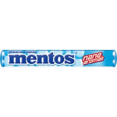 MENTOS NANE AROMLI CIGNENEN SEKERLEME 37.5