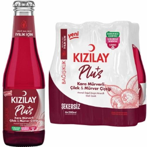 KIZILAY KARAMÜRVERLi ÇiLEKLi 6LI SODA