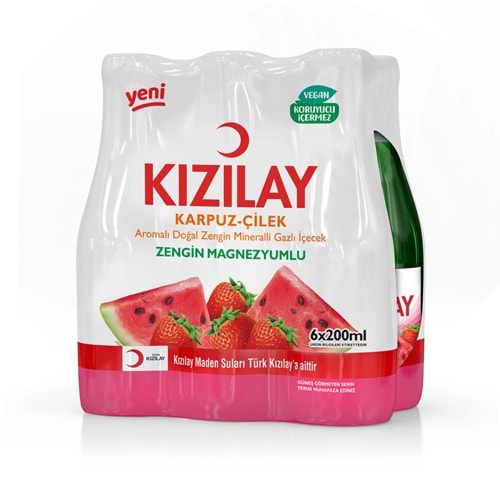 KIZILAY KARPUZ ÇİLEK 6X200ML