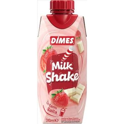 DİMES MİLK SHAKE CİLEKLİ 310 ML