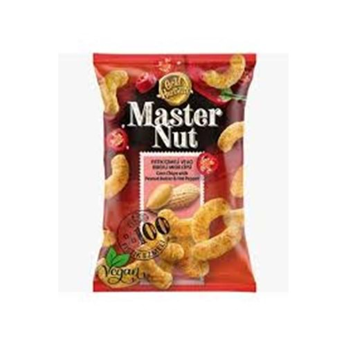 MASTER NUT FISTIK EZMELİ VE ACI BİBERLİ MISIR CİPSİ 80G