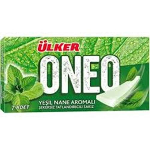 ÜLKER ONEO YEŞİL NANE 14 GR