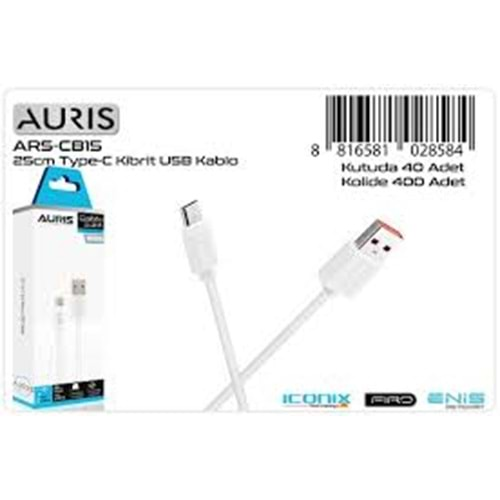 AURİS IPHONE KABLO 25 CM