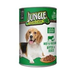 JUNGLE KÖPEK KONSERVE BİFTEK VE SEBZE 400.GR