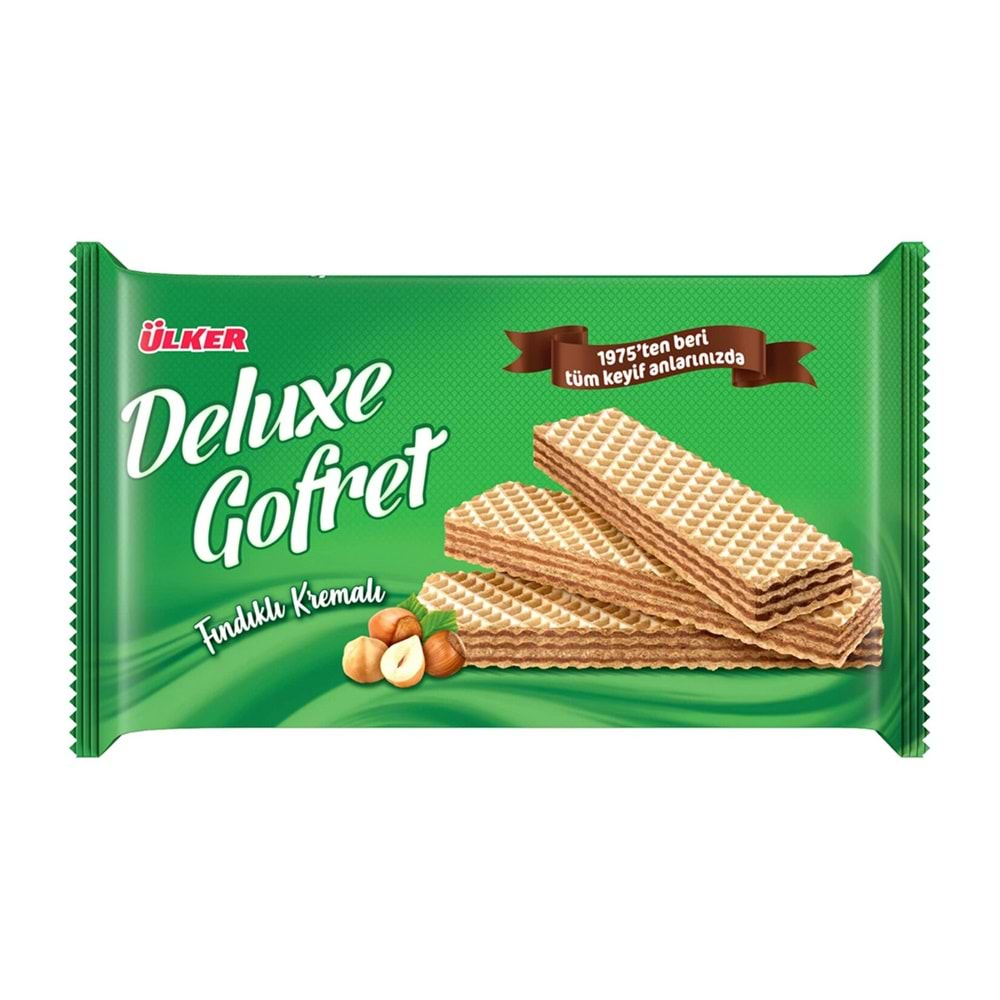 ÜLKER DELUXE GOFRET FINDIKLI 220 G