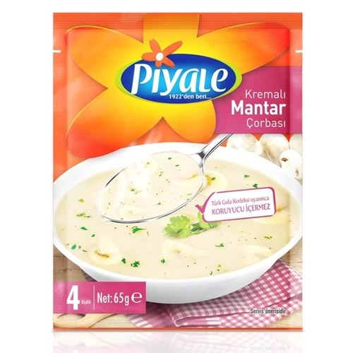 PİYALE KREMALI MANTAR ÇORBASI 65 G