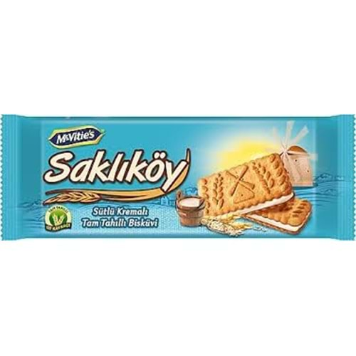 ÜLKER SAKLIKÖY SÜTLÜ KREMALI BİSKÜ 100 G